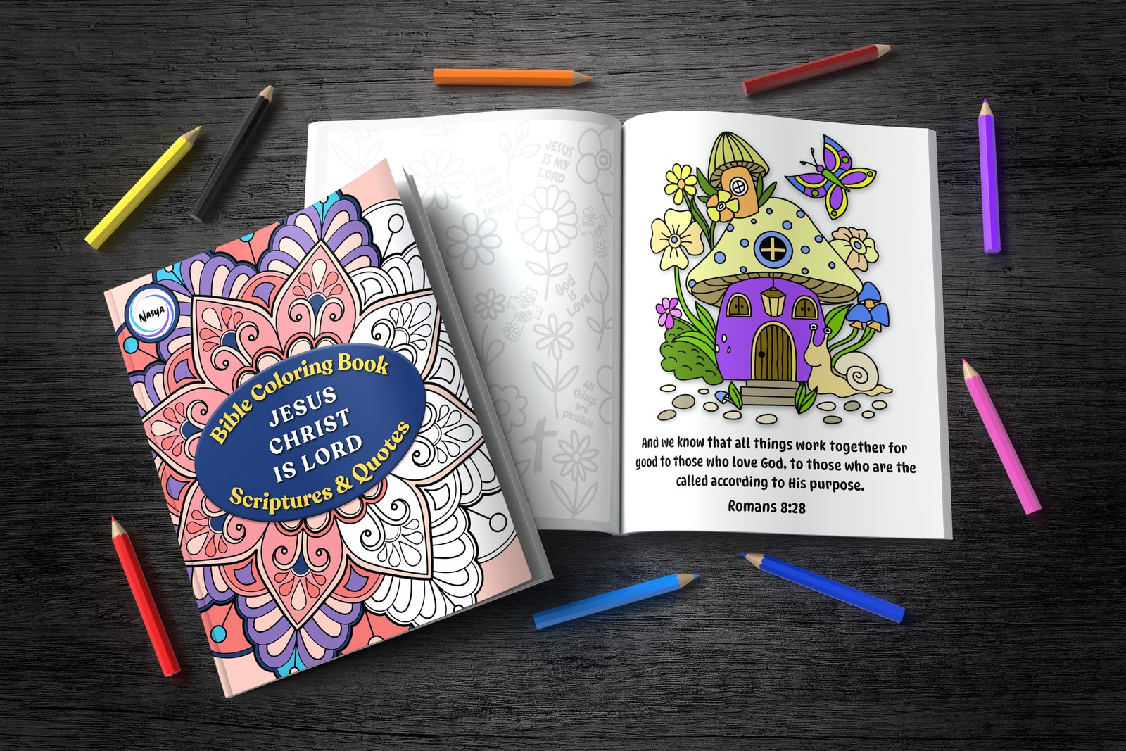 Bible Verse Coloring Book – Volume 1